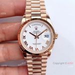 (EW)Swiss 3255 Rolex Day-Date 36mm Watch Rose Gold President White Roman Dial_th.jpg